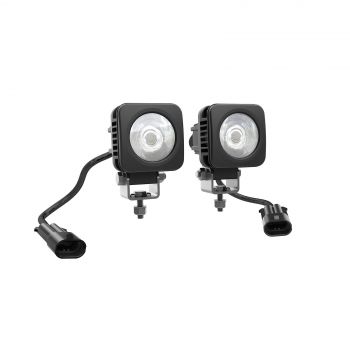 5 CM FIRKANTEDE LED-LYS (2 X 10 WATT)